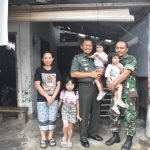 Danrem 131/Santiago Sambangi Kediaman Joana dan Jofelin