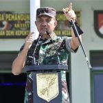 Pangdam XIII/Mdk Gelar Pasukan Yonif R 712/WT, Yang Akan Berangkat Tugas