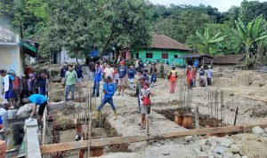 Warga Citikur Gotong – Royong Membangun Masjid Baru
