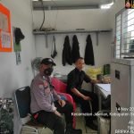 Bhabinmas Polsek Jawilan Polres Serang Bripka Nazi Yullah Sambang Perusahaan di Desa Majasari
