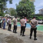 Kapolsek Jawilan Pimpin Pelaksanaan Apel Dan Dilanjutkan Olahraga Pagi