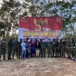 Prajurit Yonzipur 2/SG Beri Edukasi Wasbang di Kampung Pancasila