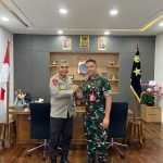Kapolda Sulut Terima Courtesy Call Danlanud Sam Ratulangi