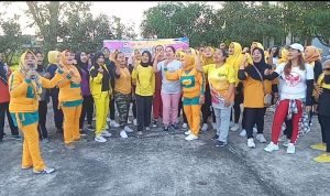 Lebih Dekatkan Dengan Masyarakat, Nisrina Salsabila Politisi Muda Golkar Gelar Senam Sehat