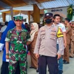 Bhabinkamtibmas Polsek Jawilan Polres Serang Hadiri Peresmian Gedung Desa Kareo