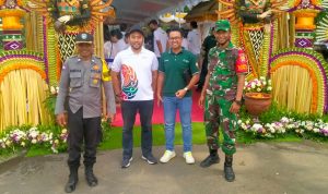 Babinsa 1616-06/Tegallalang Desa Keliki Hadiri Giat Temu Tani PT. Petrokimia Gresik
