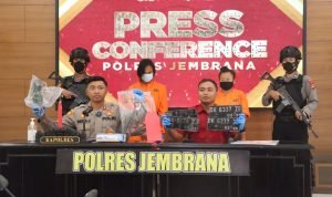 Satreskrim Polres Jembrana Ungkap Kasus Curanmor Tersangka Pasutri