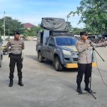 Kapolsek Jawilan Pimpin PAM Aksi Unras Buruh di PT. Power Block Indonesia