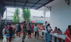 Babinsa Koramil 1616-01/Gianyar Desa Lebih, Dampingi Pelaksanaan Posyandu Cegah Stunting Pada Balita