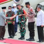 Pangdam XIII/Merdeka Sambut Kedatangan Wakil Presiden Republik Indonesia