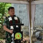 Danrem 131/Santiago Resmikan Sumur Gali dan Bak Penampungan Air