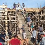 Kodim 1512/Weda Gelar Karya Bhakti Satkowil, Bersama Warga Laksanakan Pengecoran Masjid Ar-Rahim