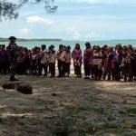 Uji Kemampuan Kepramukaan, Kwartir Ranting Taliabu Bersama Satgas Yonarhanud Gelar Lomba Tingkat II