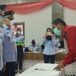 Lembaga Pemasyarakatan Kelas IIb Tondano Gelar Serah Terima Jabatan
