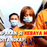 Penampakan Wanita Kebaya Merah Saat Ditangkap