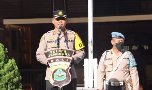 Polres Jembrana Gelar Upacara Korps Rapor Kenaikan Pangkat, 2 Perwiranya di Lapangan Apel Polres