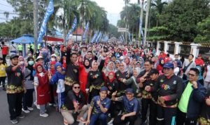 Pemkot Pangkalpinang Melaksanakan Jalan Santai Dalam Rangka HUT Korpri ke 51