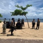 Polda Bali Lakukan Patroli, Siagakan ATV dan Amankan Pesisir Pantai Kawasan ITDC