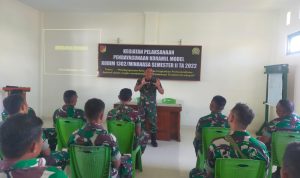 Peserta Pelatihan Pendayagunaan Koramil Model Kodim 1302/Minahasa Terima Materi Tentang Medsos dan Hoax