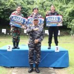 Wara Lanud Sri Mengikuti Lomba Menembak di HUT Armada ke-77