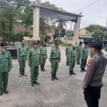 Bhabinkamtibmas Polsek Jawilan dan Babinsa Beri Penguatan Peningkatan Kapasitas Linmas Desa