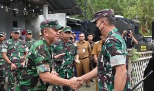 Danrem 131/Santiago Ikuti Peresmian Bedah Rumah Secara Vicon Dengan Kasad