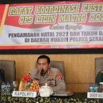 Polres Serang Gelar Rapat Kordinasi Eksternal Ops Nataru Maung 2022