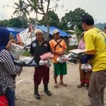 Barisan Airin Tangerang Utara Berikan Bantuan Korban Gempa Bumi di Cianjur