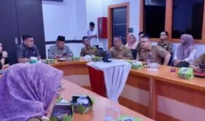 Wabup Rahmang di Dampingi Kadis DPMD Sambut Kunjungan Kerja Anggota DPD RI Alirman Sori