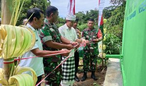 Penuhi Kebutuhan Air Bersih, Kodim 1619/Tabanan Serahkan Pompa Hydram di 4 Desa Wilayah Tabanan