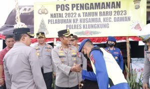 Sambut Ops Lilin Agung 2022, Kapolres Klungkung Cek Kesiapan Personil Pam