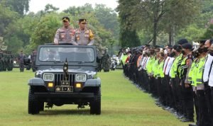 Polres Badung Ikuti Apel Pasukan Gabungan Operasi Lilin Agung 2022 di Renon