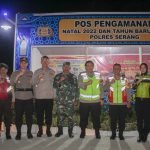 Pastikan Keamanan, Kapolres Serang Cek Pospam Nataru 2022-2023