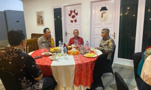 Kapolda Sulut Silahturahmi Natal Ke Rudis Kapolres Minahasa