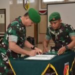 Jabatan Danrem 133/NW dan Dandeninteldam XIII/Merdeka di Serah Terimakan