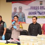Release Akhir Tahun Polres Lampung Selatan, Berhasil Selesaikan 70 % Kasus C3