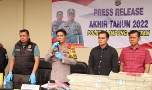 Release Akhir Tahun Polres Lampung Selatan, Berhasil Selesaikan 70 % Kasus C3