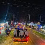 Personil Polres Halsel Bersama TNI, Perketat Pengamanan Malam Misa Natal 2022