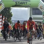 Pangdam XIII/Merdeka Gowes Bersama Unsur Pimpinan Kodam