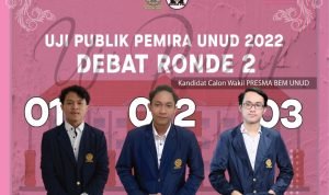 Debat Kedua Pemira KPRM Universitas Udayana Hadirkan Calon Wakil Presiden BEM