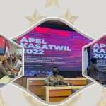 Kapolres Klungkung Hadiri Apel Kasatwil 2022 di Polda Bali Secara Daring