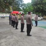 Anggota Polsek Jawilan Gelar Apel Sebagai Bentuk Kedisiplinan