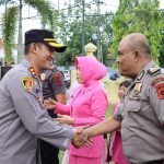 Kapolres Pimpin Upacara Kenaikan Pangkat 47 Personel Polres Bungo
