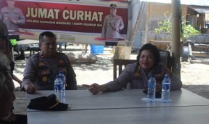 Polres Bandara Ngurah Rai Sasar Kelompok Masyarakat Nelayan Segara Sekeh di Jumat Curhat