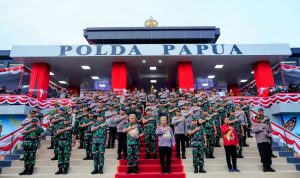 Panglima TNI dan Kepala Staf Hadir dalam Peresmian Polda Papua Baru, Kapolri: Wujud Sinergitas Makin Kokoh