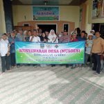 Bhabinkamtibmas Polsek Jawilan hadiri Musyawarah Desa Di Desa Majasari