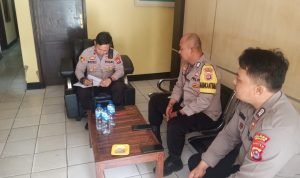 Cek Kesiagaan Personil, Wakapolres Serang Lakukan Kunjungan Kerja ke Polsek Jawilan