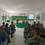 Pomdam II Sriwijaya Sosialisasikan Operasi Gaktib dan Yustisi di Kompi Senapan B Yonif 144/JY