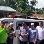 Diterima Walinagari Limpato, Owner “Putra Minang Group” H. Mahyudin Serahkan 1 Unit Mobil Ambulance Gratis