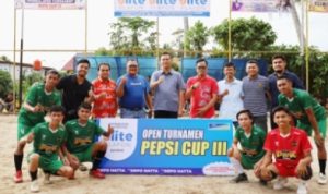 Genius Umar Buka Open Turnamen Futsal PEPSI CUP III 2023 di Desa Sikabu, ini Harapannya